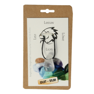 Steengoed Sterrenbeeldsteen hanger leeuw
