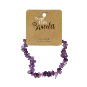 Steengoed Splitkralen armband amethyst op kaart