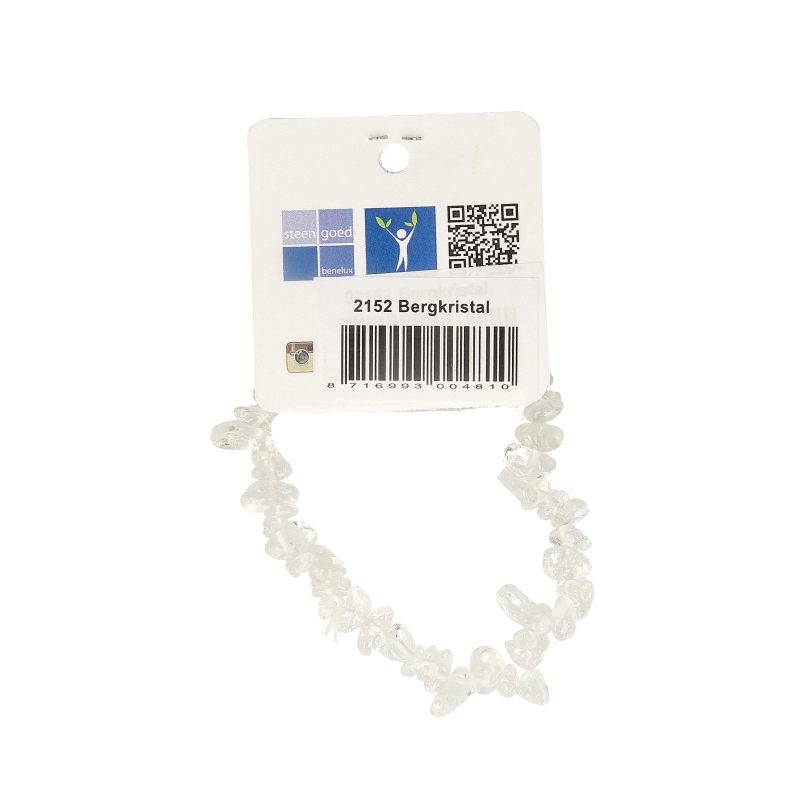Steengoed Splitarmband bergkristal - Afbeelding 2