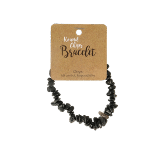 Steengoed Splitarmband onyx