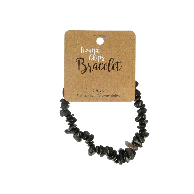 Steengoed Splitarmband onyx