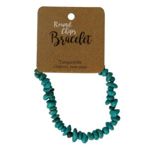 Steengoed Splitarmband chinese turkoois