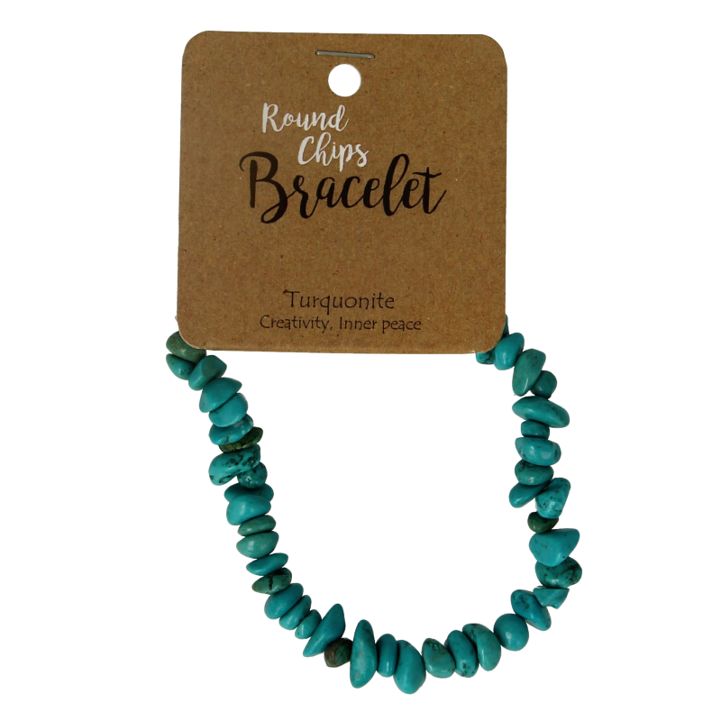 Steengoed Splitarmband chinese turkoois