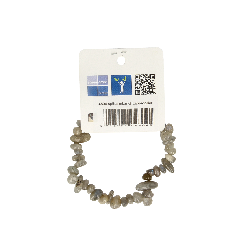 Steengoed Splitarmband labradoriet - Afbeelding 2