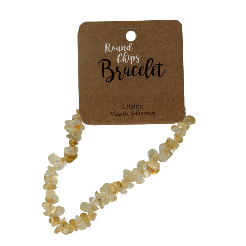 Steengoed Splitarmband citrien