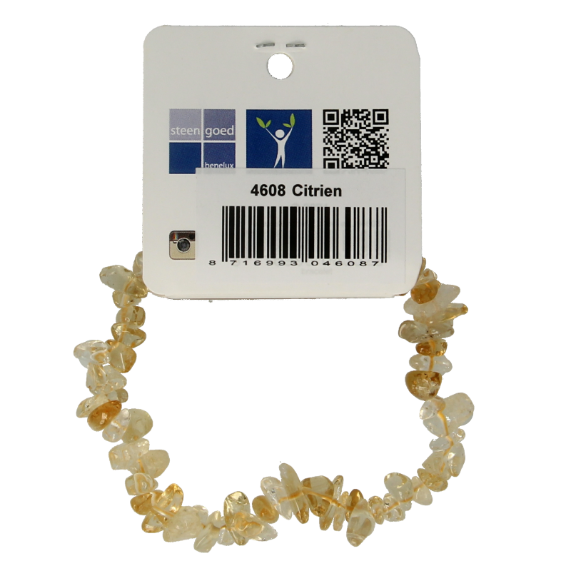 Steengoed Splitarmband citrien - Afbeelding 2