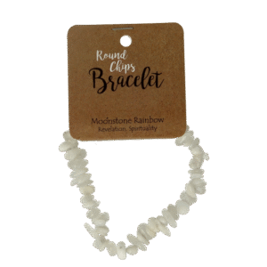 Steengoed Splitarmband maansteen regenboog