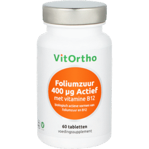 VitOrtho Foliumzuur 400 mcg met vitamine B12