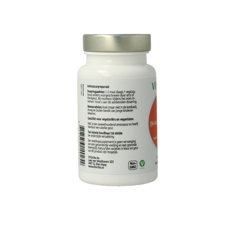 VitOrtho NAC N-Acetyl cysteine 500mg - Afbeelding 2