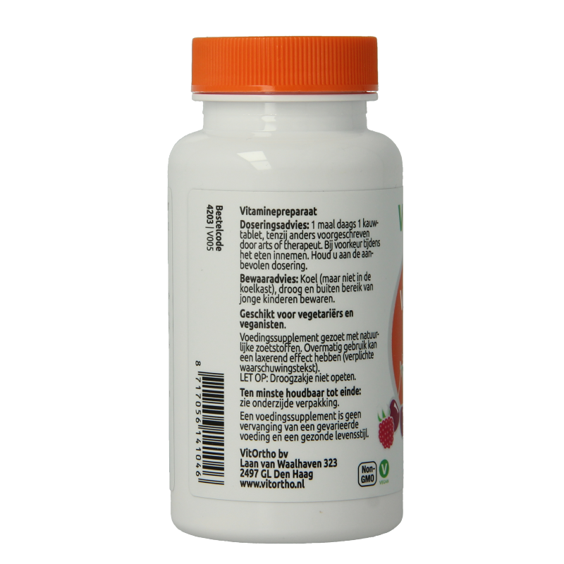VitOrtho Vitamine C 250mg met 25mg bioflavonoiden - Afbeelding 2