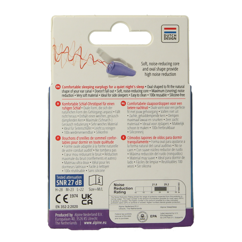 Alpine Sleepdeep earplugs - Afbeelding 3