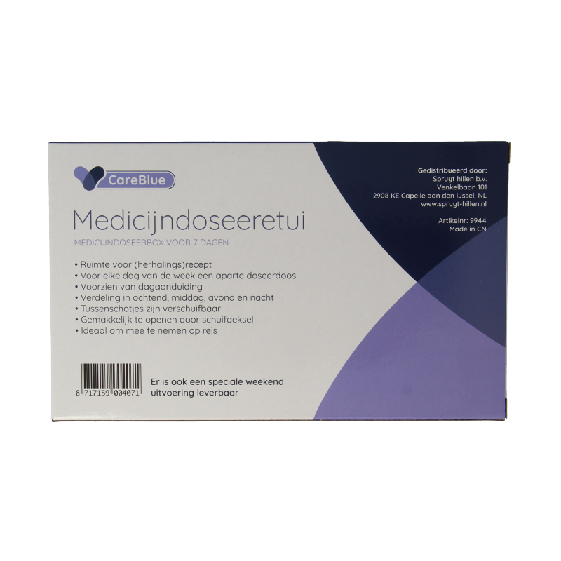 Spruyt Hillen Medicijn doseeretui 7 dagen - Afbeelding 3