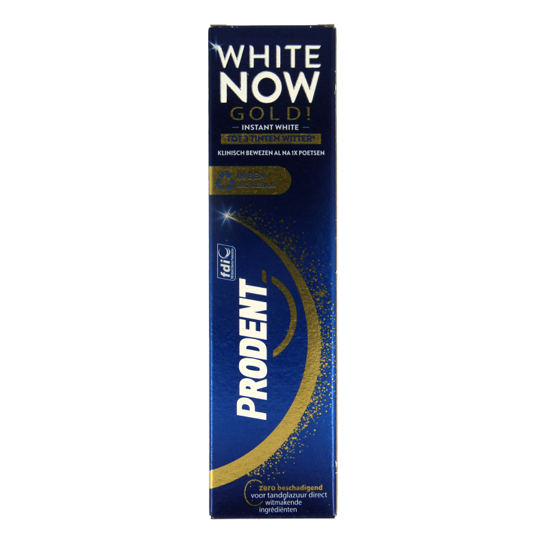 Prodent Tandpasta white now gold