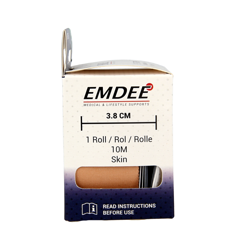 Emdee Sport tape 3.8cm x 10m huidkleur - Afbeelding 2