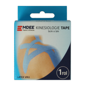 Emdee Kinesio tape licht blauw non cut
