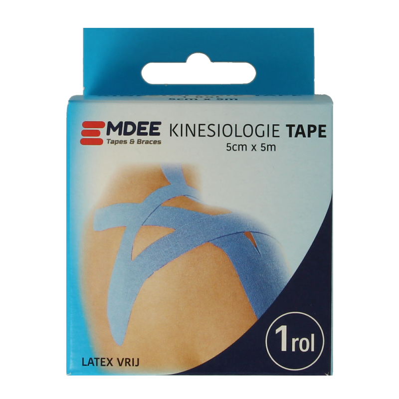 Emdee Kinesio tape licht blauw non cut