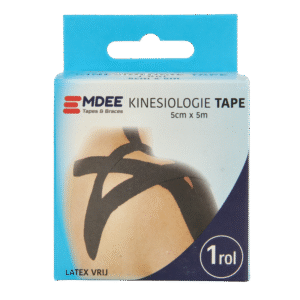 Emdee Kinesio tape zwart non cut