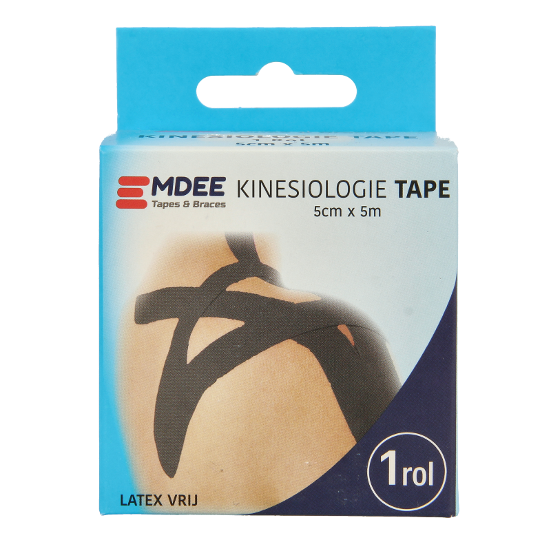 Emdee Kinesio tape zwart non cut