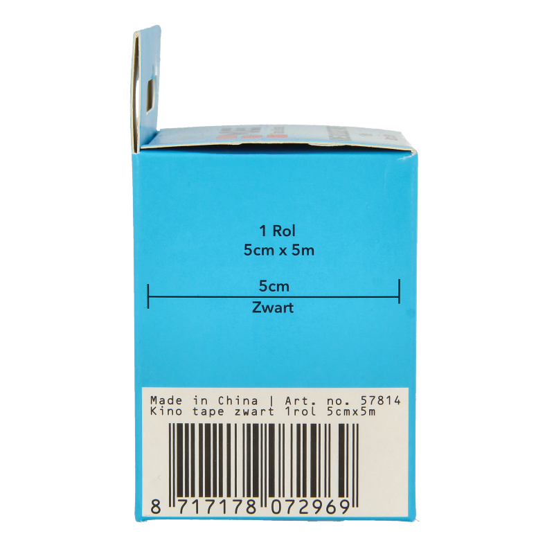 Emdee Kinesio tape zwart non cut - Afbeelding 2