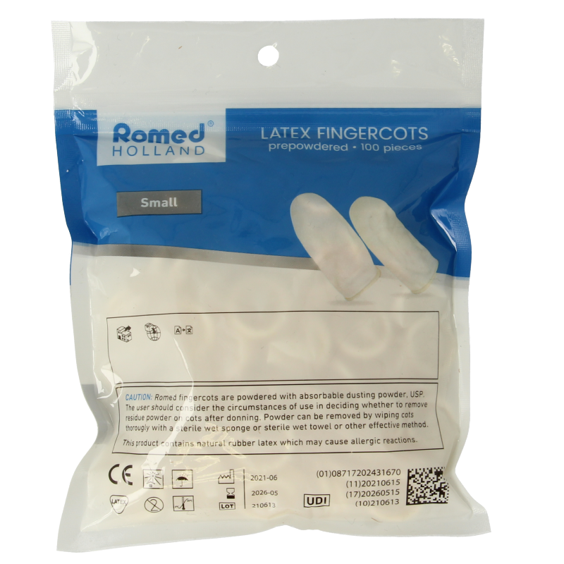 Romed Vingercondooms latex S - Afbeelding 2