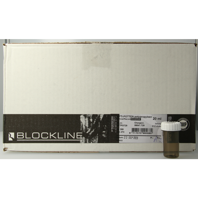 Blockland Tabletflacon optipot shadow ongedopt 20ml - Afbeelding 2