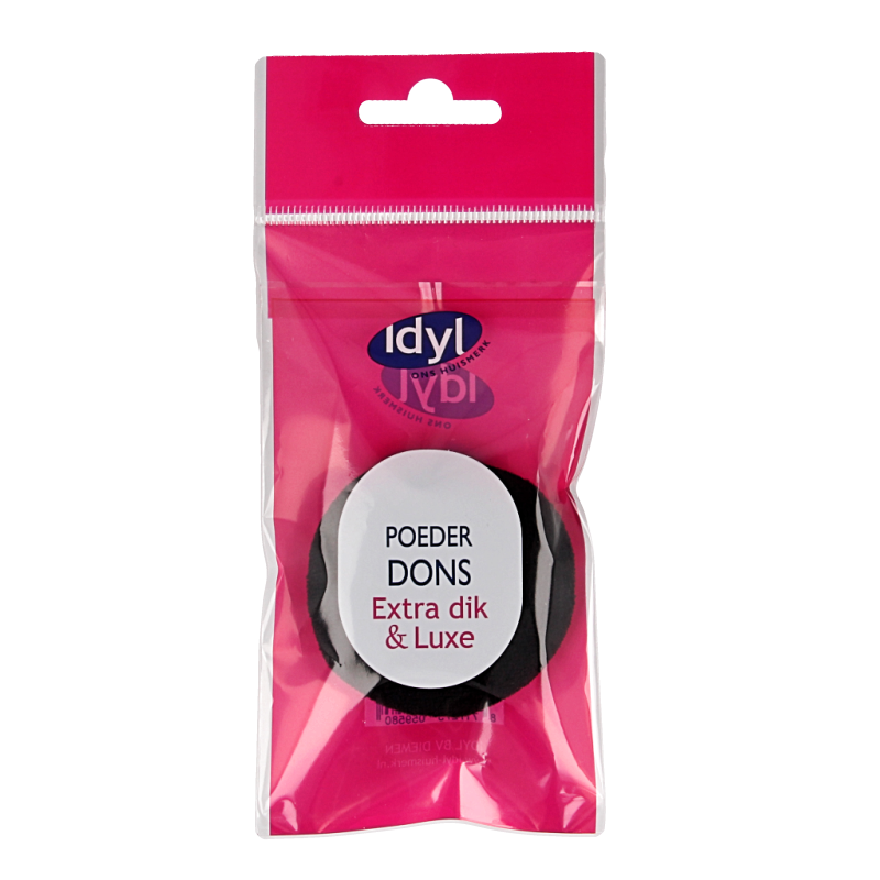 Idyl Poederdons zwart extra dik & luxe