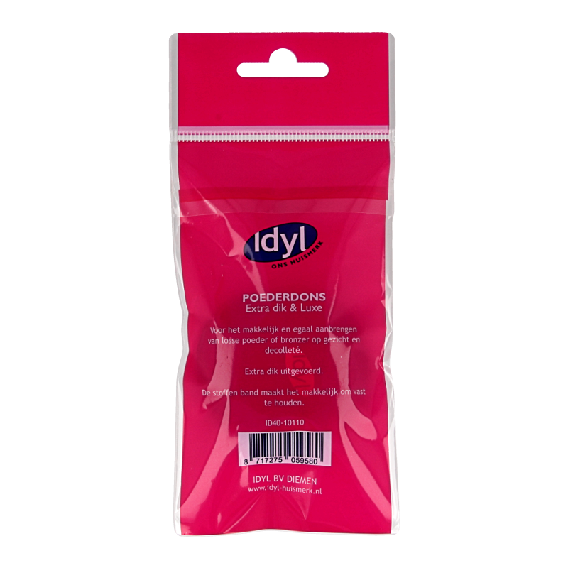 Idyl Poederdons zwart extra dik & luxe - Afbeelding 2