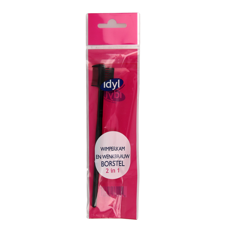 Idyl Wimperkam & wenkbrauwborstel 2-in-1