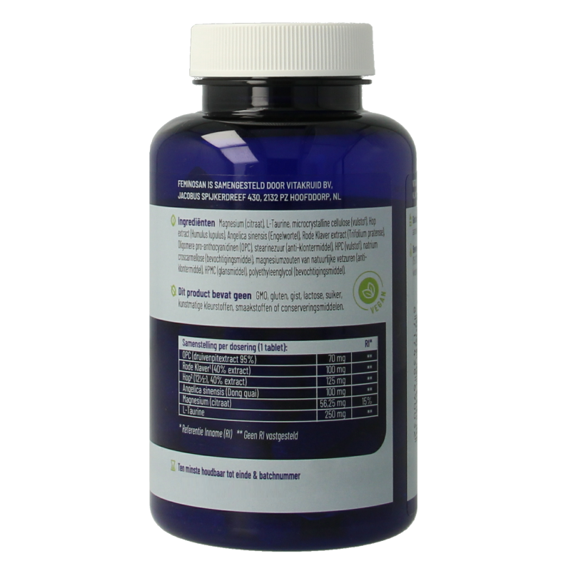 Vitakruid Feminosan Overgang complex oa Rode klaver & Hop - Afbeelding 3