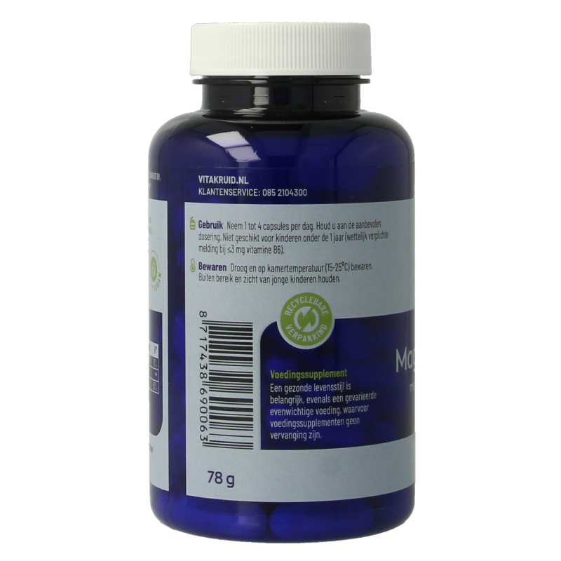 Vitakruid Magnesium Tauraat met Vitamine B6 (P-5-P) - Afbeelding 2