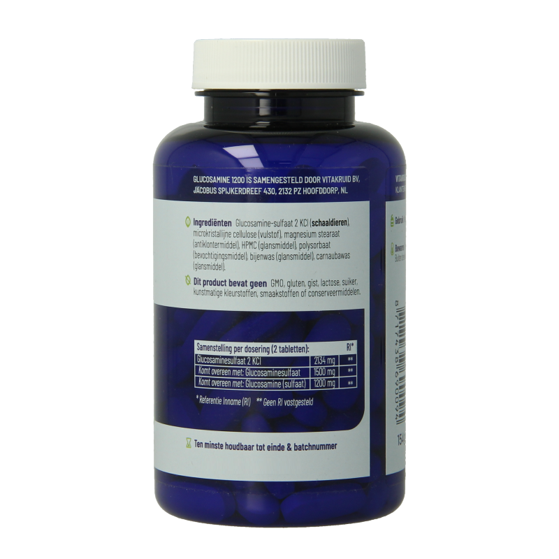 Vitakruid Glucosamine sulfaat 2 KCI 1200mg - Afbeelding 3