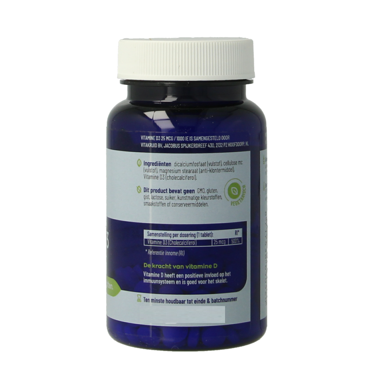 Vitakruid Vitamine D3 25 mcg / 1000 IE - Afbeelding 3