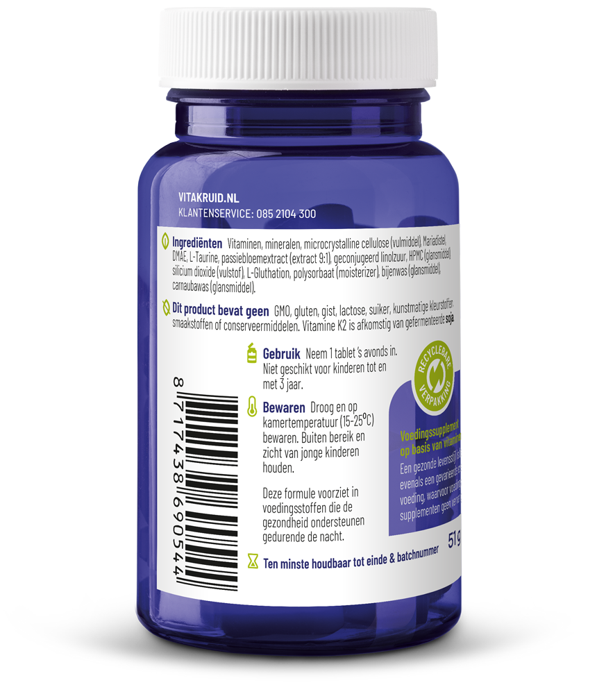 Vitakruid Multi Nacht 100% Vegan - Afbeelding 2