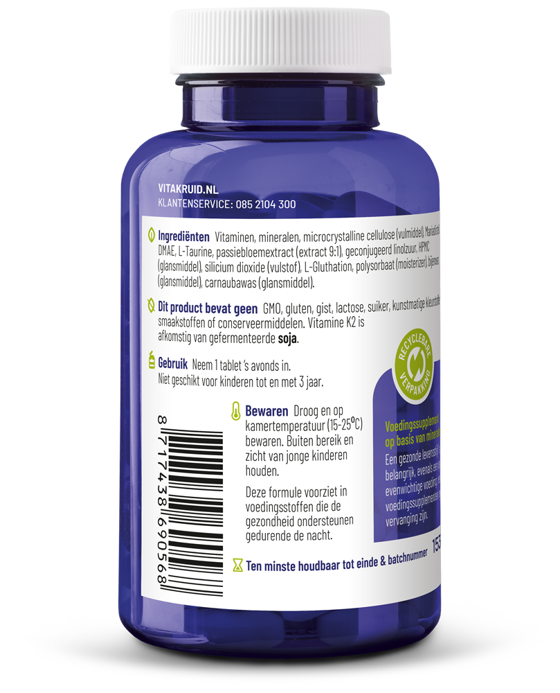Vitakruid Multi Nacht 100% Vegan - Afbeelding 2