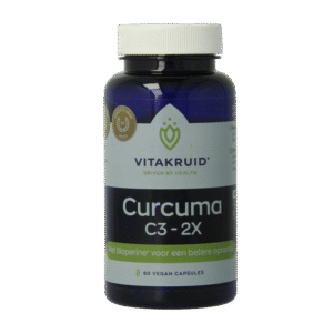 Vitakruid Curcuma C3-2X (95% curcuminoiden) met Bioperine