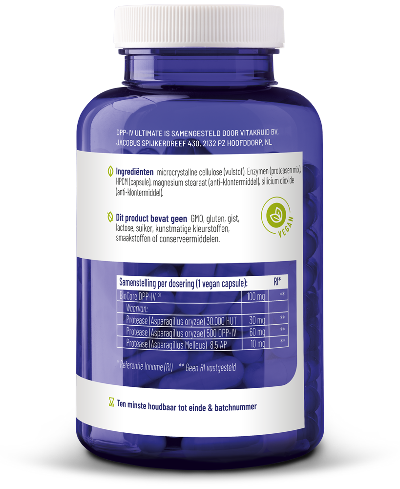 Vitakruid DPP-IV Ultimate BioCore Optimum Complete Enzymen - Afbeelding 3