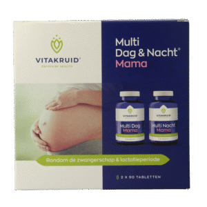 Vitakruid Multi Dag & Nacht Mama 100% Vegan 2 x 90