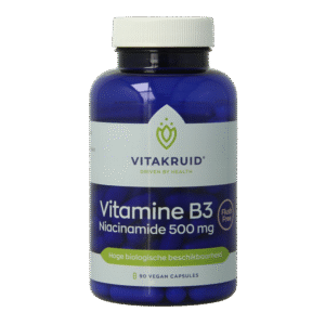 Vitakruid Vitamine B3 Niacinamide 500 mg Flush Free
