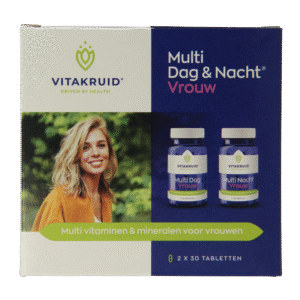Vitakruid Multi Dag & Nacht Vrouw 100% Vegan 2 x 30