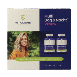 Vitakruid Multi Dag & Nacht Vrouw 100% Vegan 2 x 90