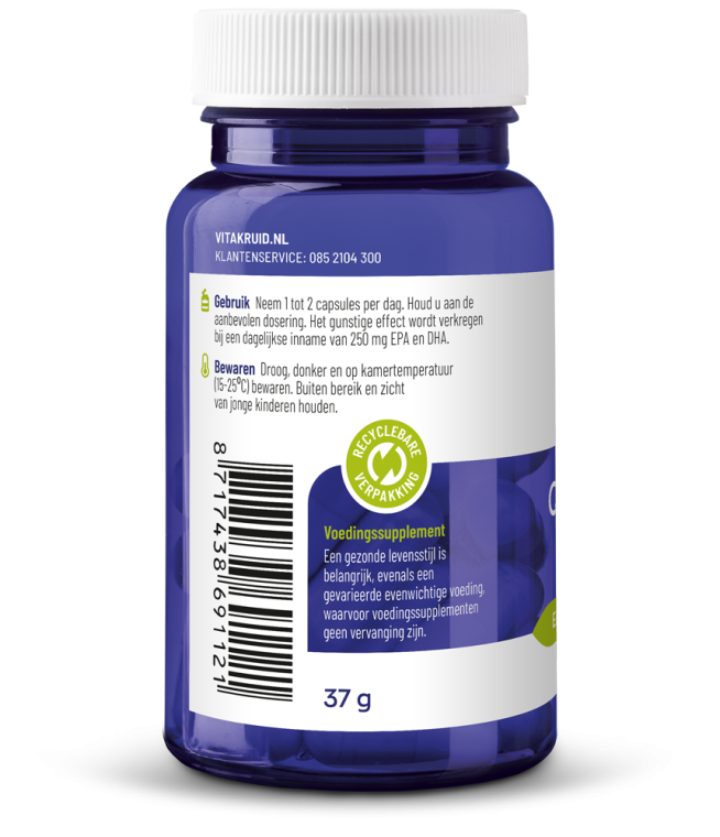 Vitakruid Q10 Ubiquinol 50 mg & Omega 3 450 TG - Afbeelding 2