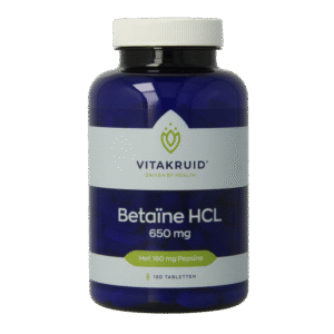 Vitakruid Betaine HCL 650mg & pepsine 160mg