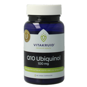Vitakruid Co-enzym Q10 Ubiquinol actieve vorm Kaneka 100 mg