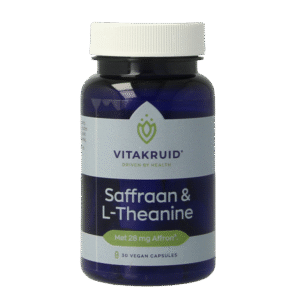 Vitakruid Saffraan 28mg (Affron) & L-Theanine