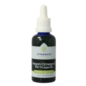 Vitakruid Vegan Omega 3 algenolie 1250 tryglyceriden 500 DHA