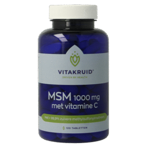 Vitakruid MSM 1000 mg > 99,9% zuiver + vitamine C