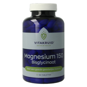 Vitakruid Magnesium 150 Bisglycinaat met 200mg L-Taurine