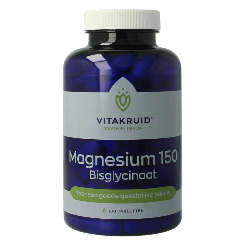 Vitakruid Magnesium 150 Bisglycinaat met 200mg L-Taurine