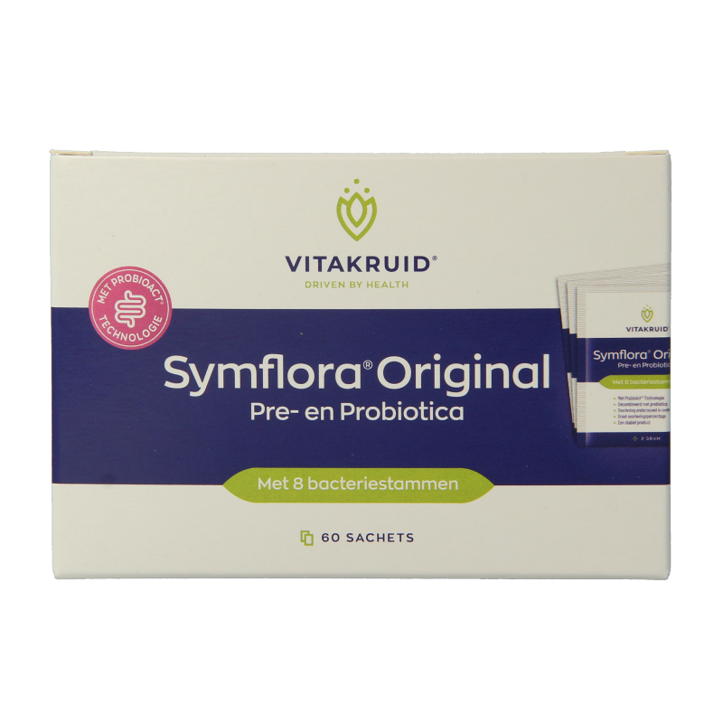 Vitakruid Symflora Original Pre- en Probiotica 8 stammen