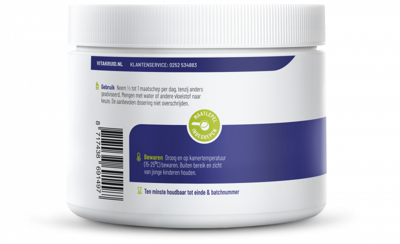 Vitakruid Vitamine C poeder calcium- & magnesiumascorbaat - Afbeelding 2